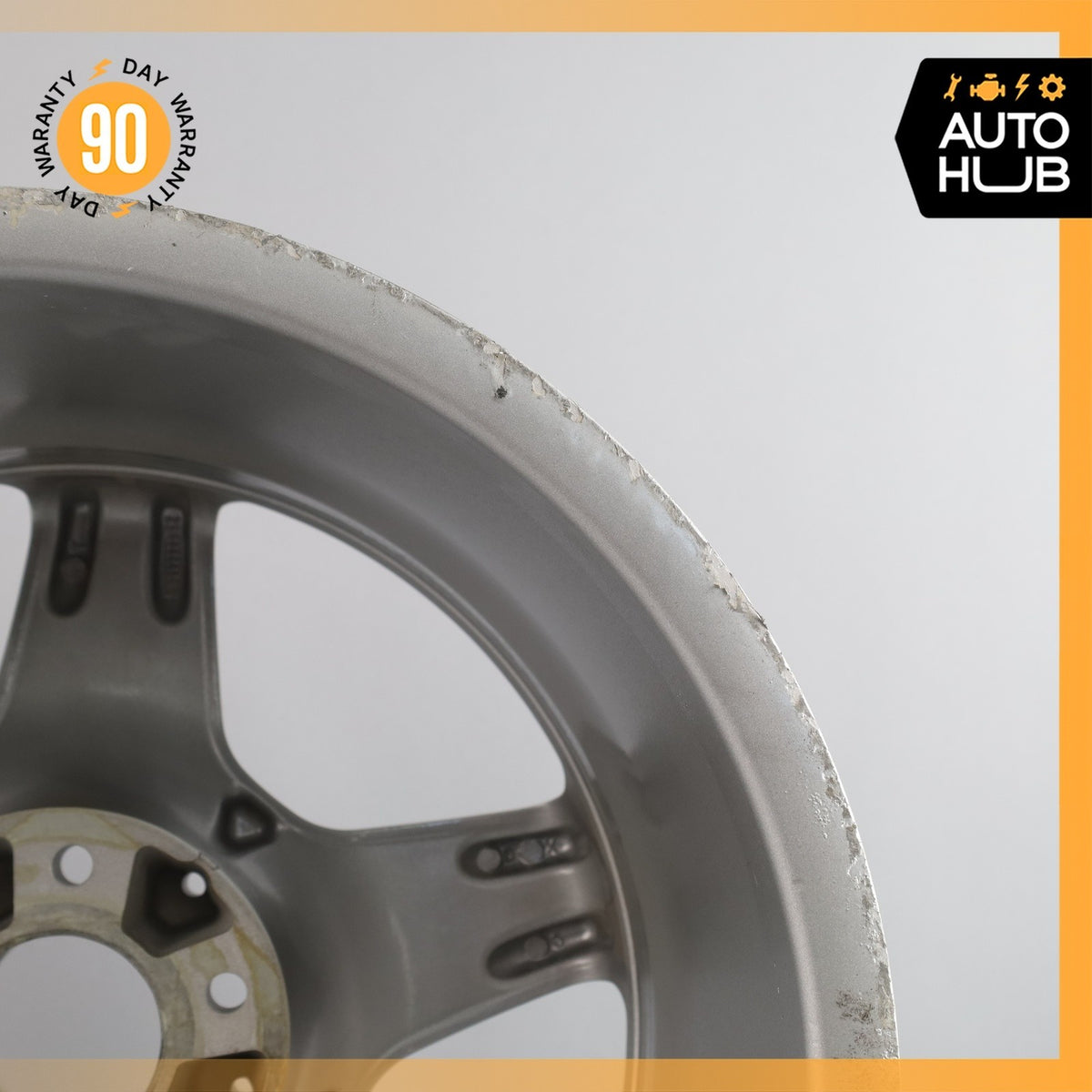 Mercedes R170 SLK230 C280 8.5 x 17 17" Rear Wheel Rim Silver 1704011402 OEM - photo 12