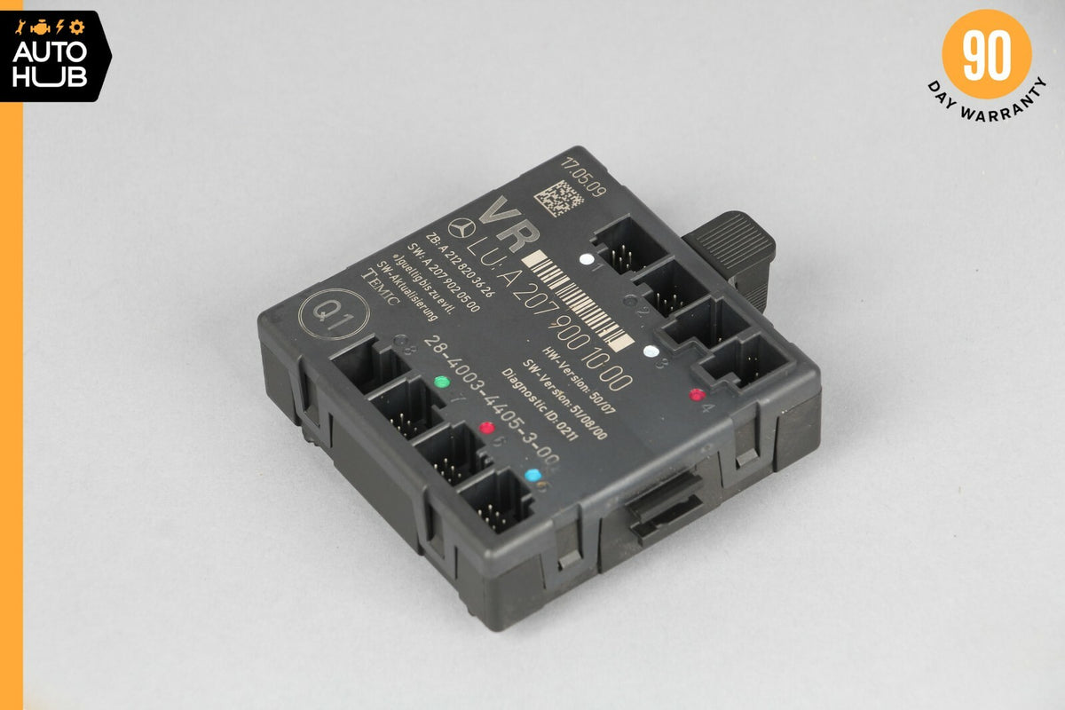 10-13 Mercedes W207 E350 Coupe Front Right Side Door Control Module 2079001000 - photo 2