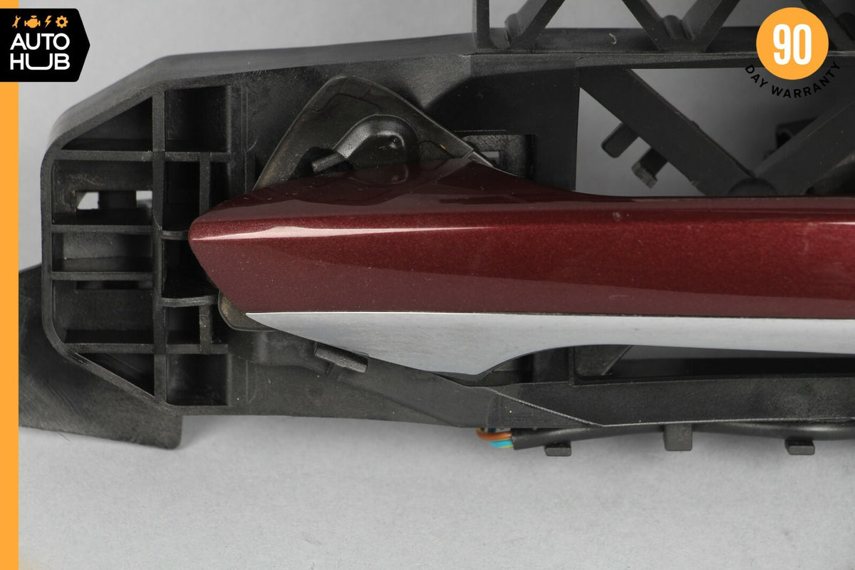07-13 Mercedes W221 S550 S63 Rear Right Exterior Door Handle Keyless Go Red OEM - photo 3