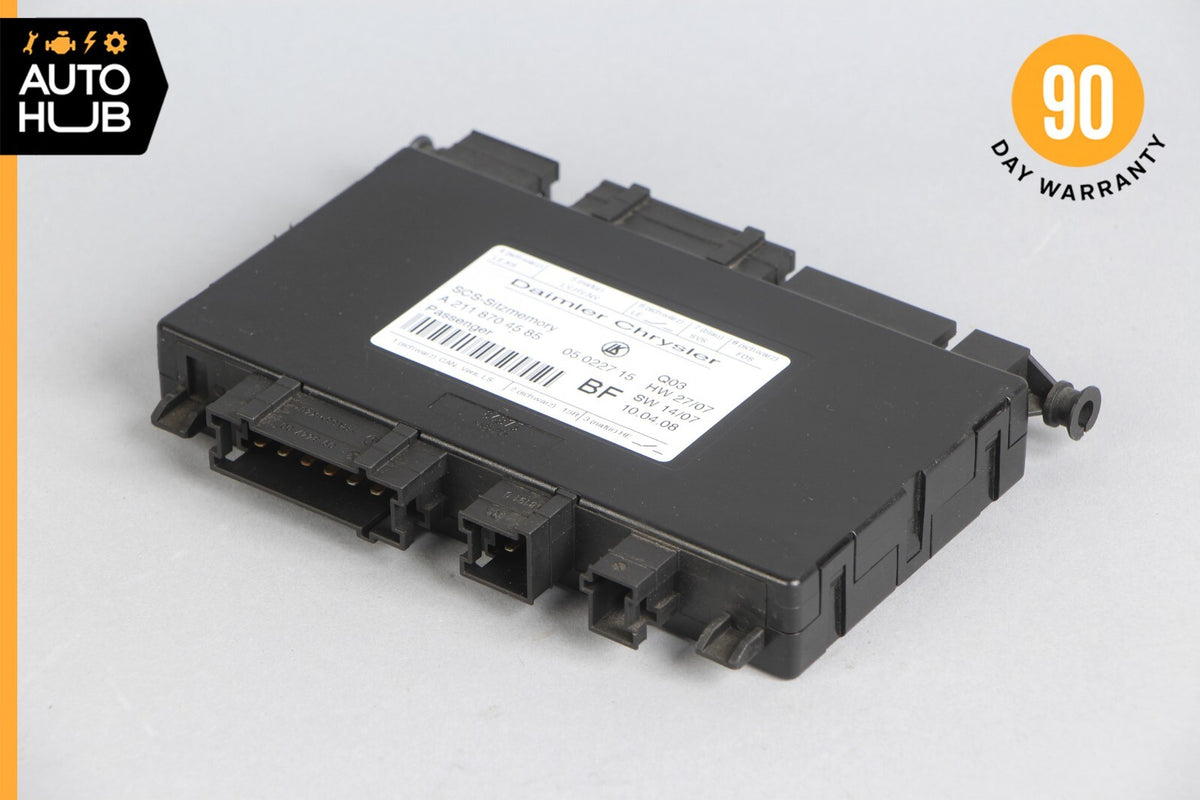 03-12 Mercedes W219 CLS550 E500 GL550 Seat Control Module Left Side OEM - photo 2