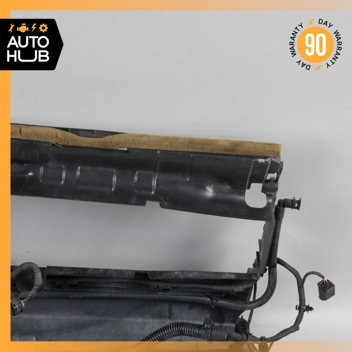 Porsche Macan 95B Engine Radiator Air Duct 95B121707B OEM - photo 9