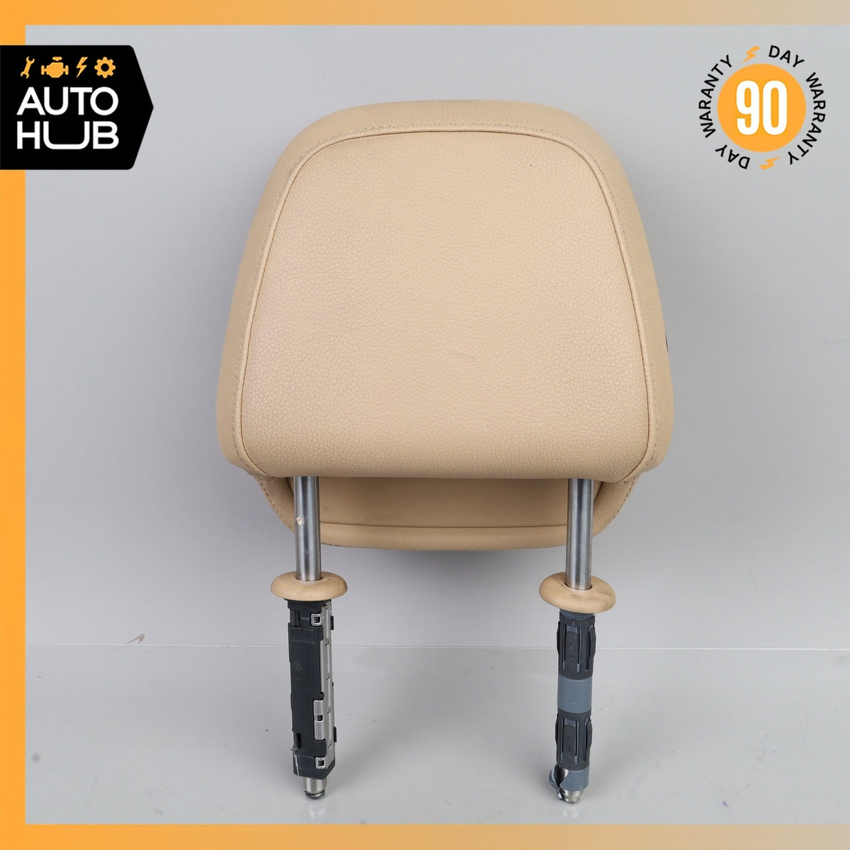 11-14 Porsche Cayenne 958 Hybrid S Front Right Side Headrest Head Rest Beige OEM - photo 9