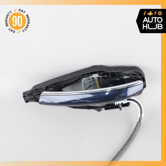 BMW G12 740Li Front Left Exterior Door Handle w/ Keyless Go Blue OEM - photo 1
