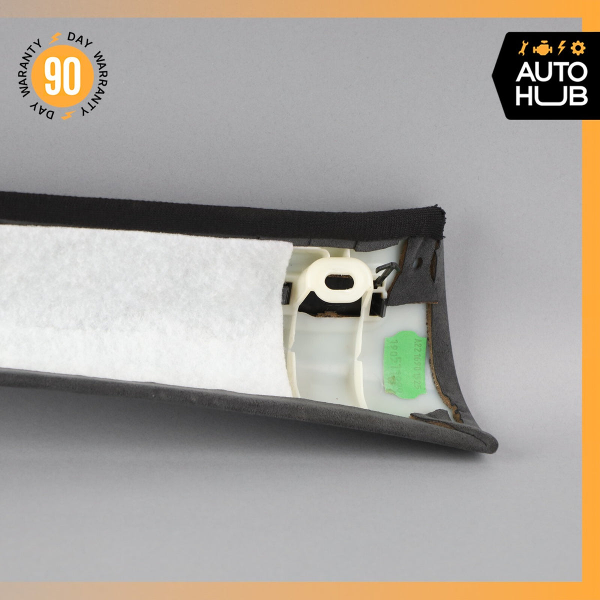 07-13 Mercedes W221 S63 AMG S550 Front Left Side A Pillar Trim Panel Suede OEM - photo 10
