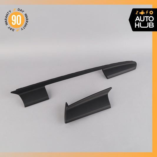 Audi C7 S6 Left & Right Dashboard Cover Panel Trim Set Black 4G1857237 OEM - photo 1