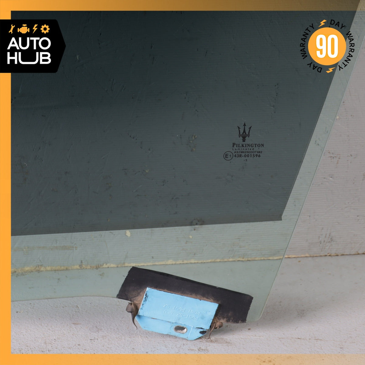 03-13 Maserati Quattroporte M139 Front Left Side Door Window Glass OEM 84k - photo 8