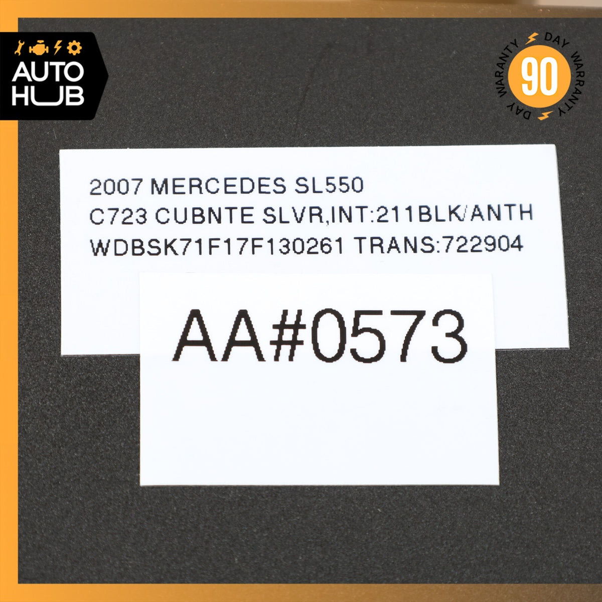 07-08 Mercedes R230 SL550 SL600 Under Seat Control Module Right Side OEM - photo 10