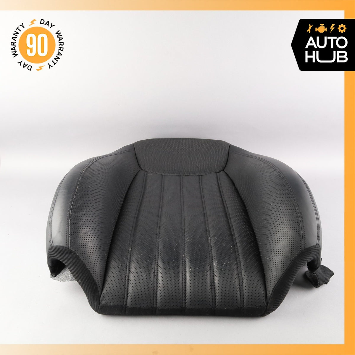 09-12 Mercedes R230 SL550 Top Upper Seat Cushion Right Side Nappa Black OEM - photo 17