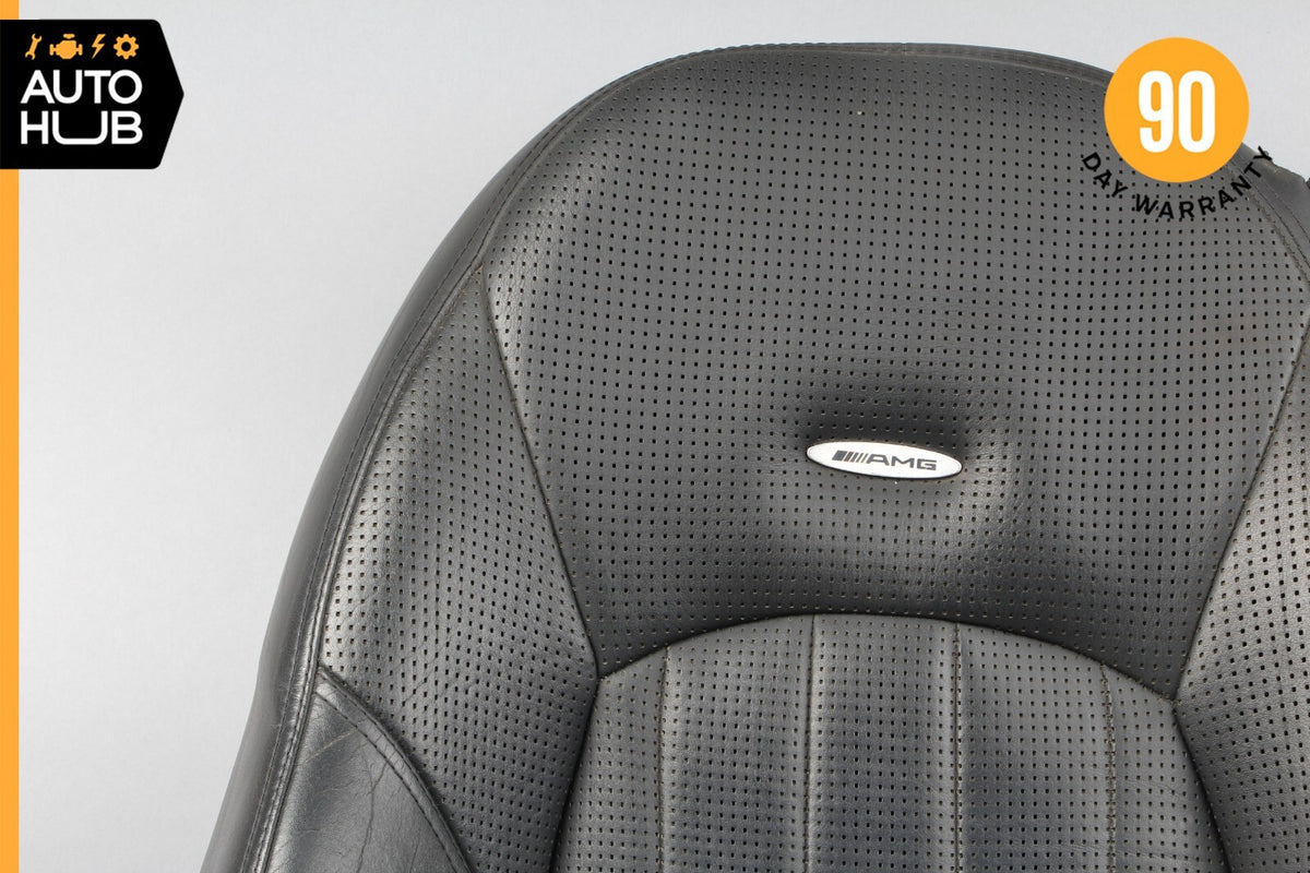 03-06 Mercedes W215 CL55 CL65 AMG Front Left Side Upper Seat Cushion Black OEM - photo 7