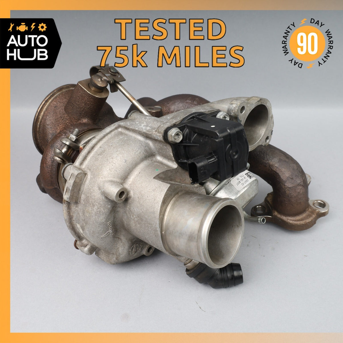 Maserati Ghibli Quattroporte Right Turbocharger Turbo Charger Manifold OEM 75k - photo 1