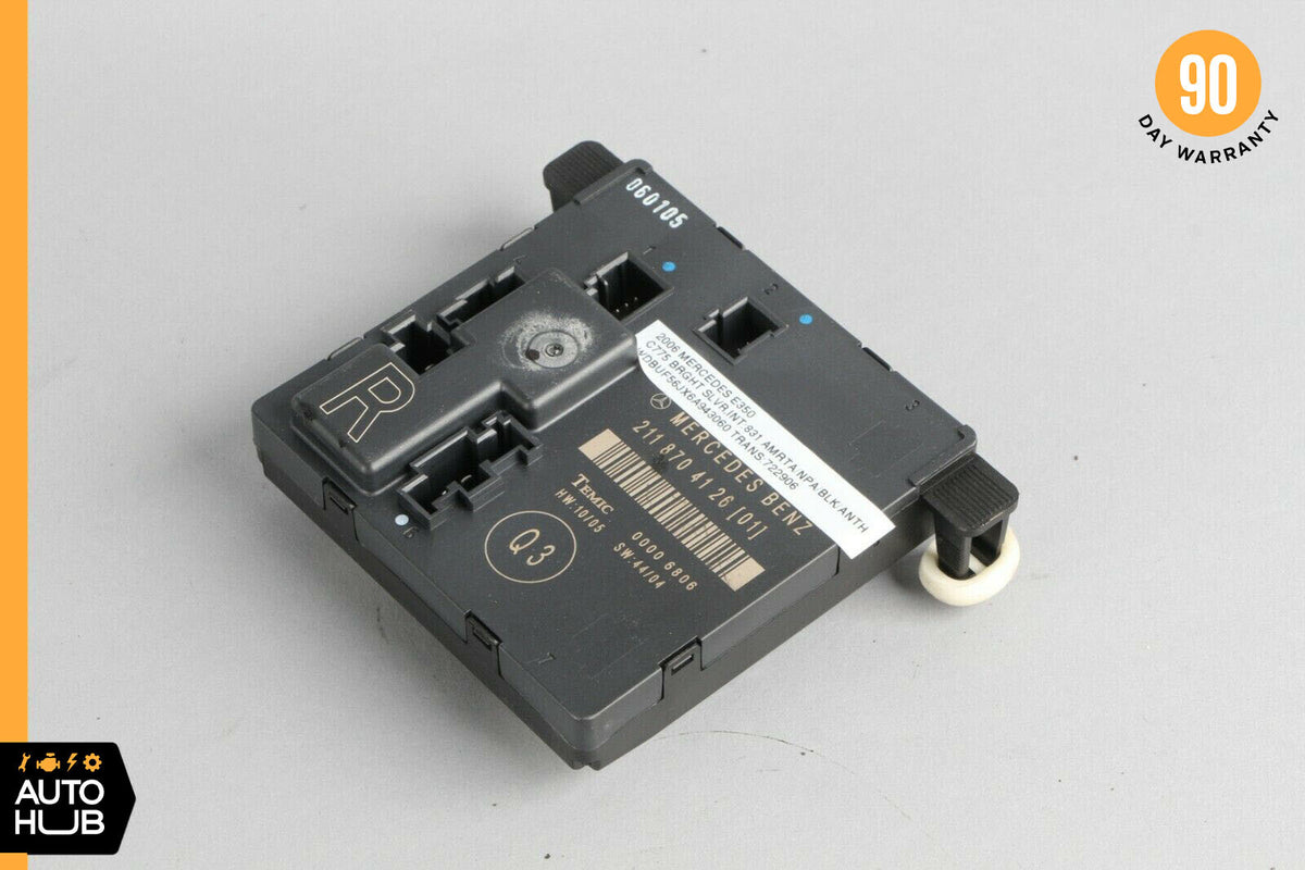 03-09 Mercedes W211 E350 E500 E550 Door Control Module Rear Right Side OEM - photo 1