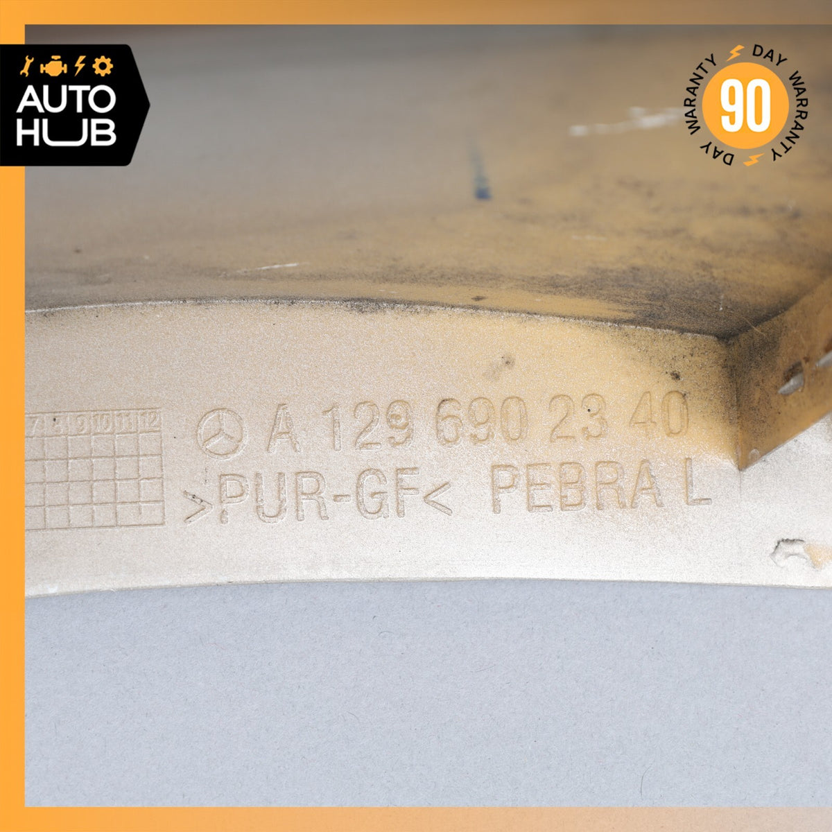 90-02 Mercedes R129 SL500 SL320 500SL Left Driver Side Quarter Panel Trim OEM - photo 11