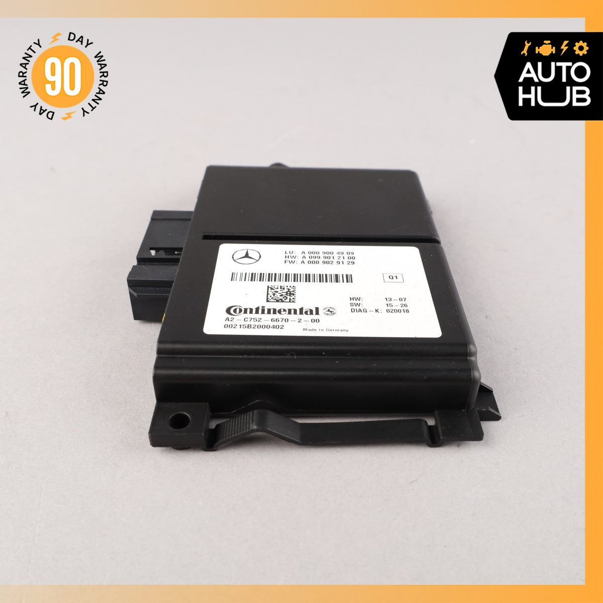 16-17 Mercedes W222 S550 S600 Blind Spot Radar Control Module OEM 74k - photo 3
