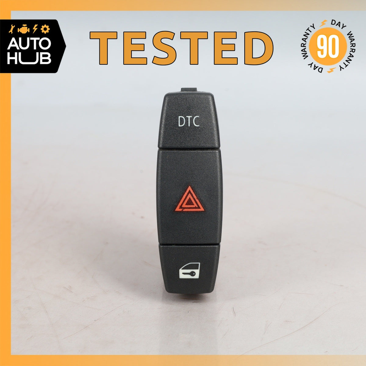 BMW E88 128i 135i Dashboard DTC Door Lock Hazard Light Control Switch OEM - photo 1