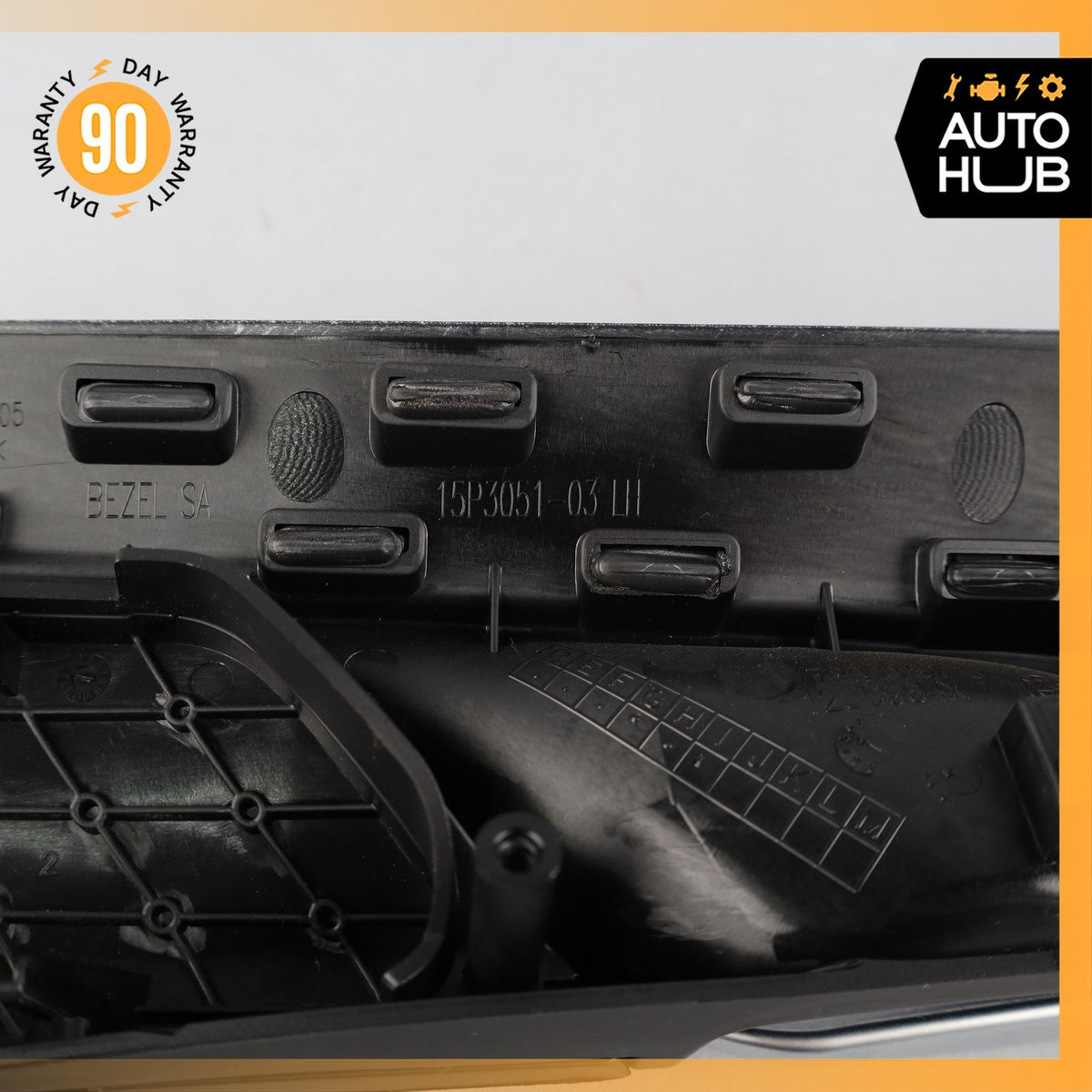 14-18 BMW F15 X5 Left Side Interior Door Handle w/ Trim OEM - photo 20