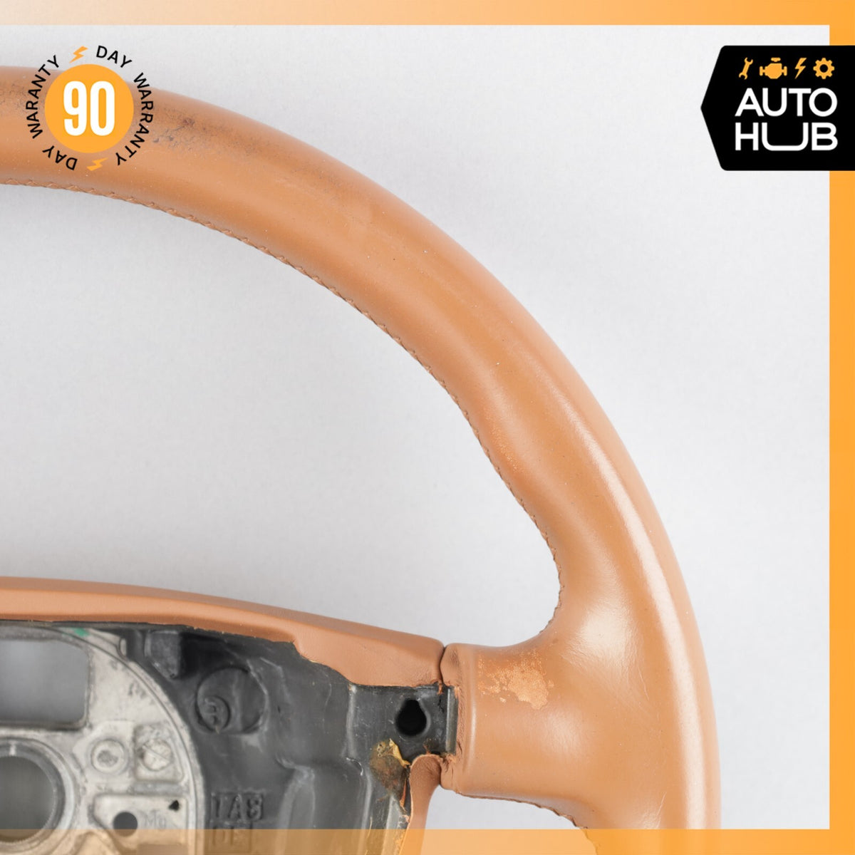 03-10 Bentley Continental Flying Spur GT GTC Driver Steering Wheel Brown OEM 58k - photo 4