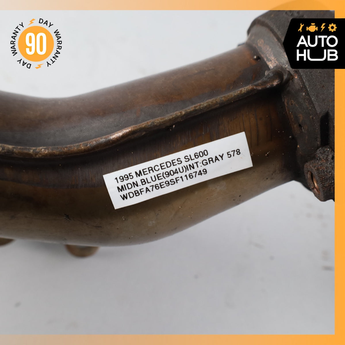 93-02 Mercedes R129 SL600 600SL V12 Exhaust Manifold Right & Left Side Set 92k - photo 13