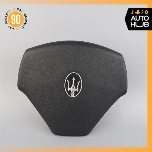 03-13 Maserati Quattroporte M139 Steering Wheel Air Bag Airbag Black OEM - photo 1