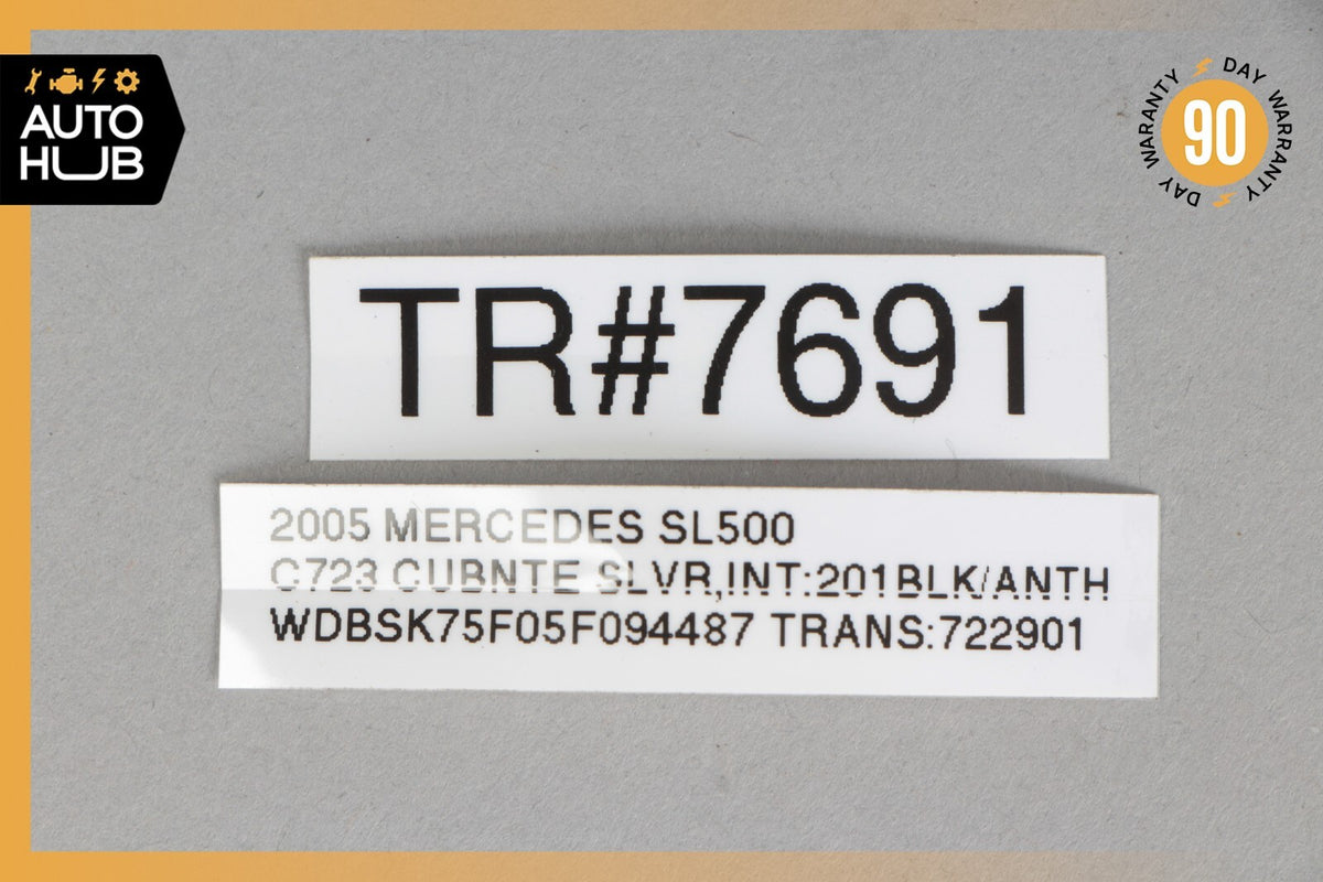 Mercedes R230 SL500 SL55 Convertible Top Main Drive Lift Cylinder Right Side OEM - photo 11