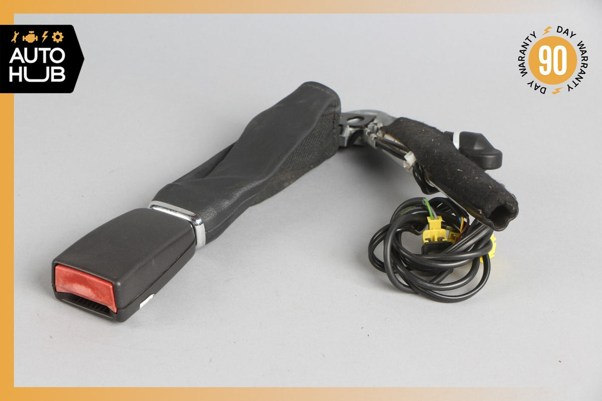 03-06 Mercedes W220 S500 S350 Seat Belt Buckle Seatbelt Front Right Black OEM - photo 4