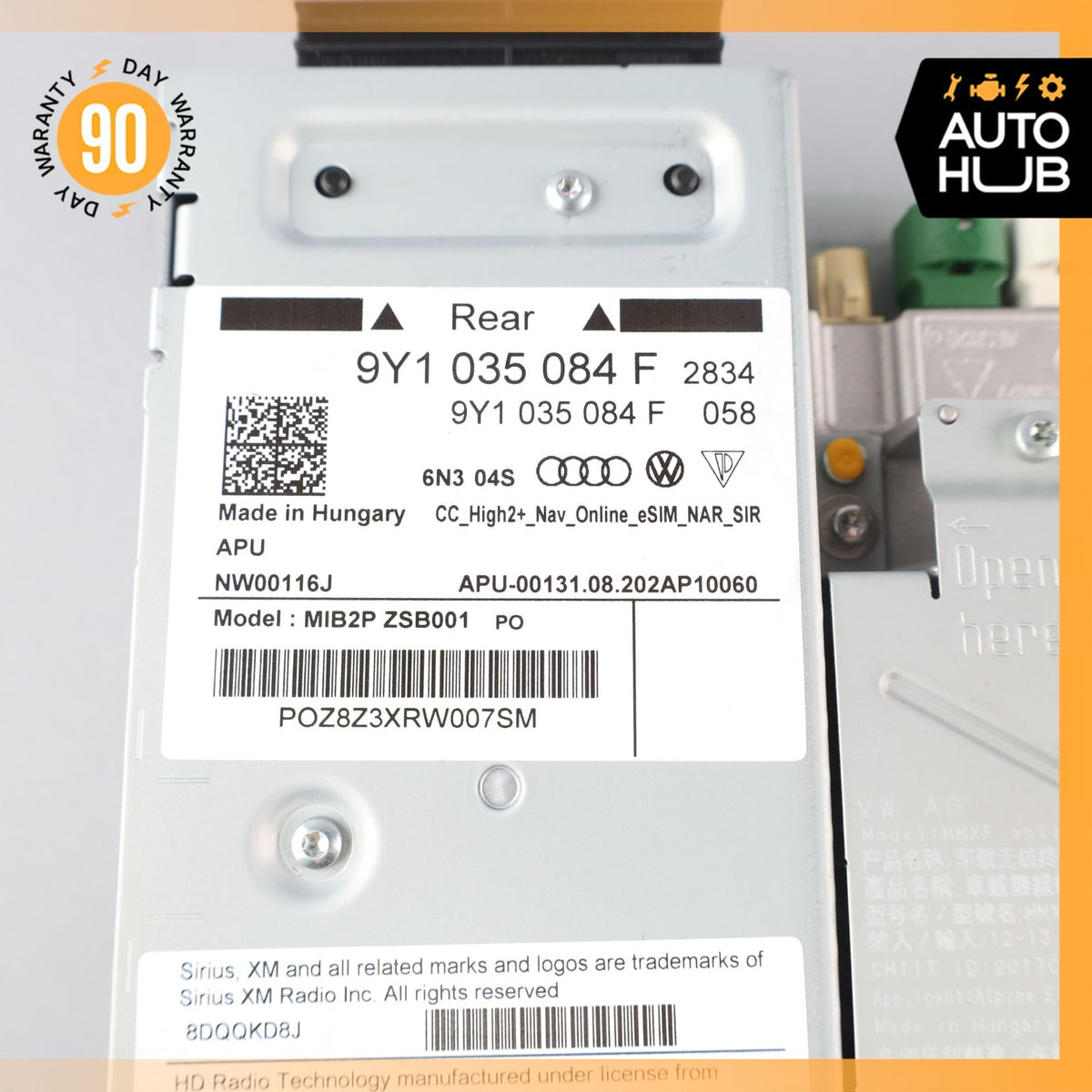 19-21 Porsche Cayenne 9Y0 Radio Navigation Receiver Unit OEM - photo 9