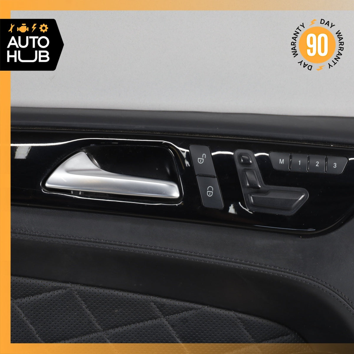 13-19 Mercedes X166 GL350 GLS63 AMG Interior Door Panel Front Left Designo OEM - photo 8