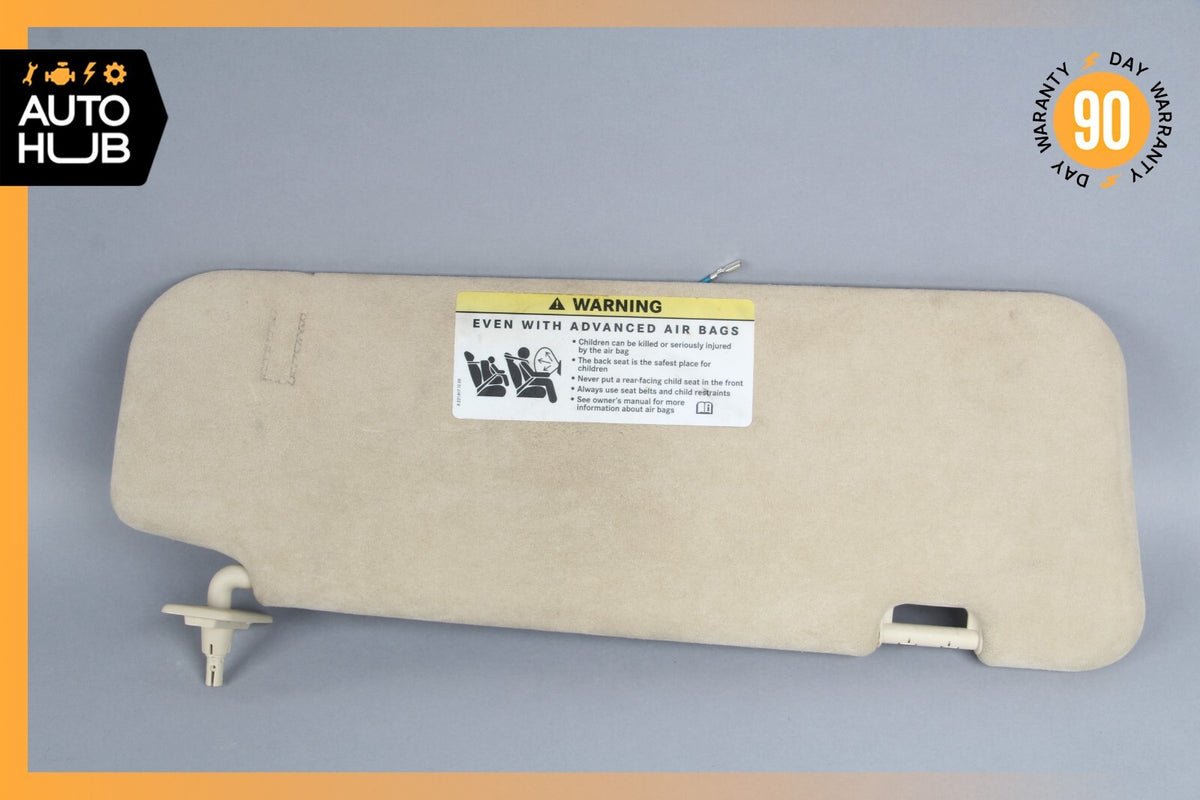 06-11 Mercedes W219 CLS63 CLS550 Front Left Side Sunvisor Sun Visor Suede OEM - photo 8