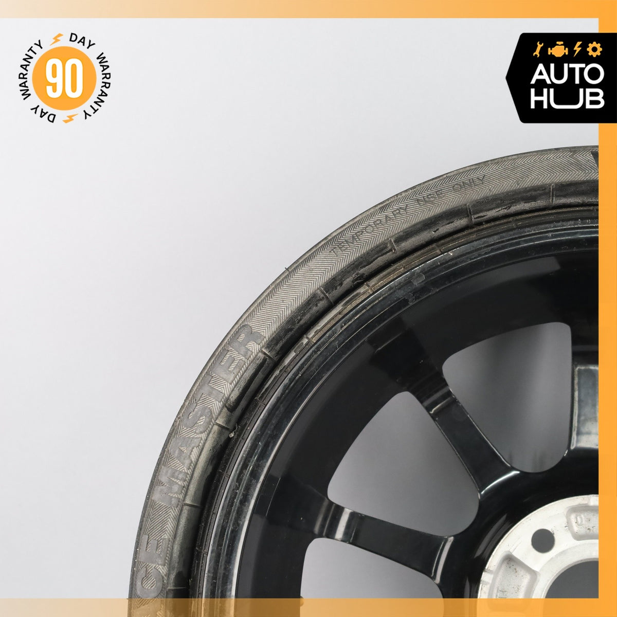 03-12 Mercedes R230 SL500 SL550 Emergency Spare Tire Wheel Donut Rim 17" 17 OEM - photo 9