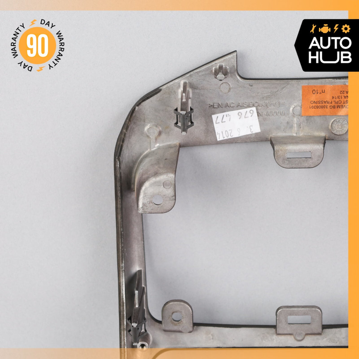 14-23 Maserati Quattroporte S Q4 M156 Rear Center Console Trim Plate OEM - photo 8