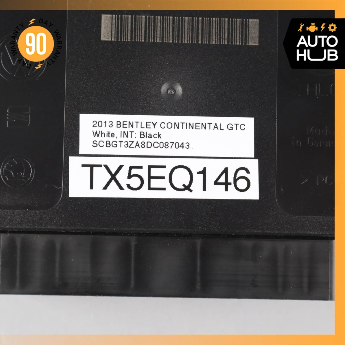 12-14 Bentley Continental GTC GT Comfort Body Computer Control Module BCM OEM - photo 11
