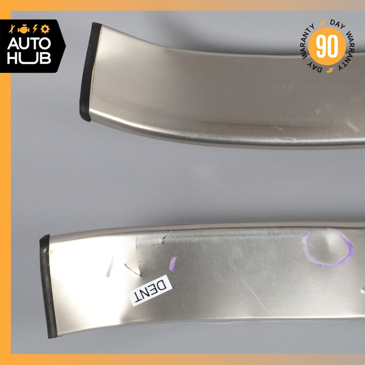 03-10 Bentley Continental GT Coupe Left & Right Side Outer Door Step Sills OEM - photo 5