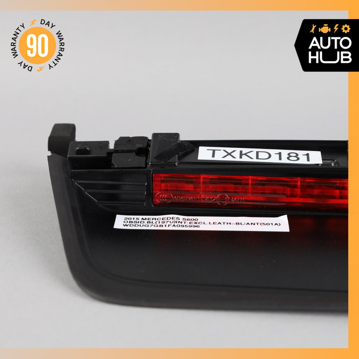 14-20 Mercedes W222 S600 S550 S63 Maybach Rear 3RD Third Brake Stop Light OEM - photo 10