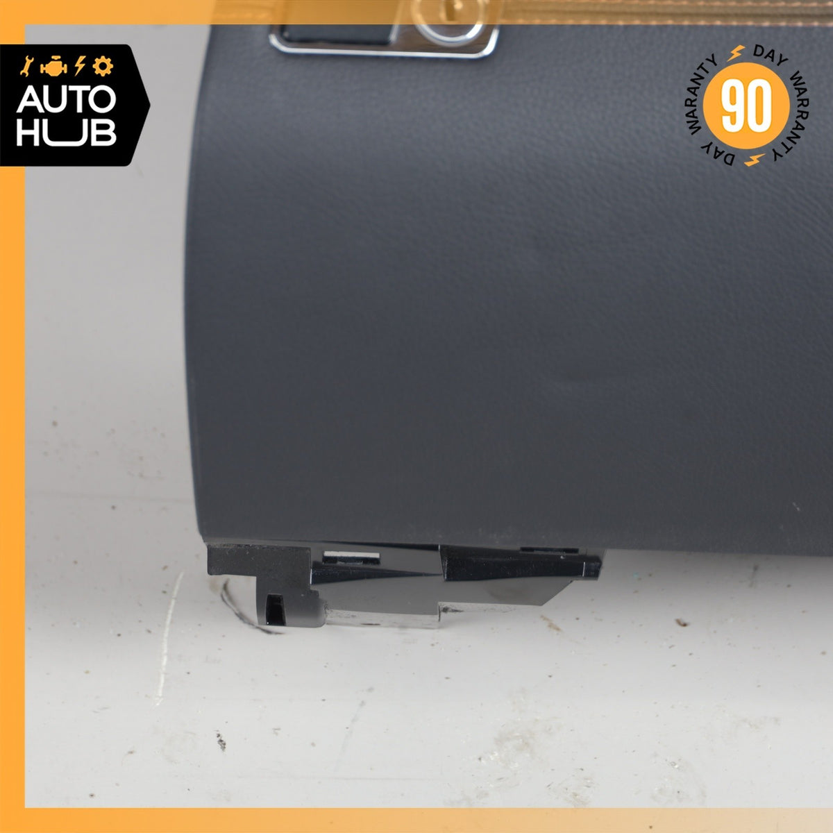 11-13 Mercedes W221 S550 S63 Dash Board Glove Box Compartment Nappa Black OEM - photo 8