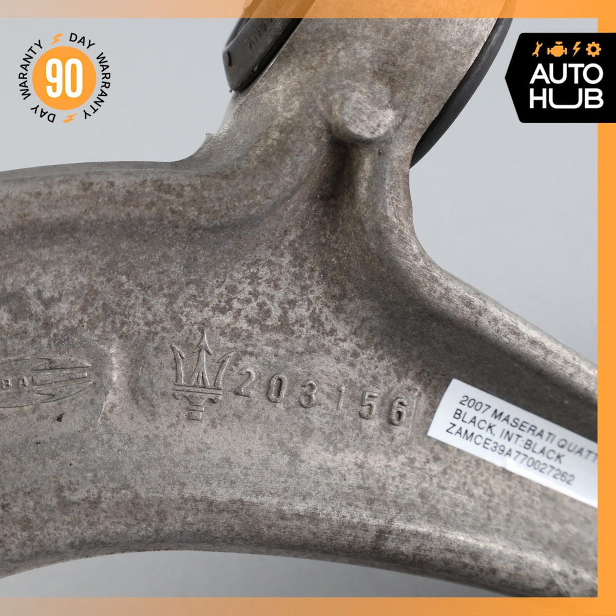 03-10 Maserati Quattroporte M139 Rear Left Side Top Upper Control Arm OEM 51k - photo 13