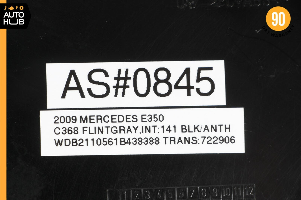 07-09 Mercedes W211 E350 E550 Right Side Dashboard Trim Cover Panel Black OEM - photo 12