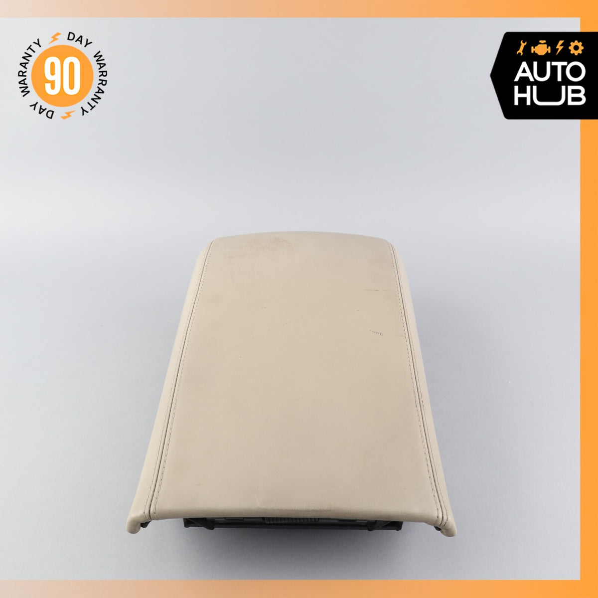 04-06 Cadillac XLR Center Console Arm Rest Armrest Storage Beige OEM - photo 6