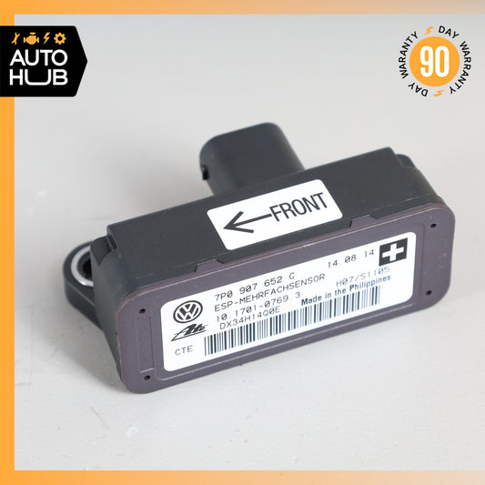 15-18 Porsche Cayenne S Turbo Yaw Rate Speed Sensor 7P0907652C OEM - photo 1