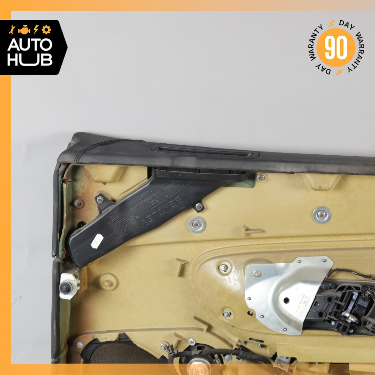 03-10 Bentley Continental GT Left Driver Side Interior Door Panel Black OEM 61k - photo 17