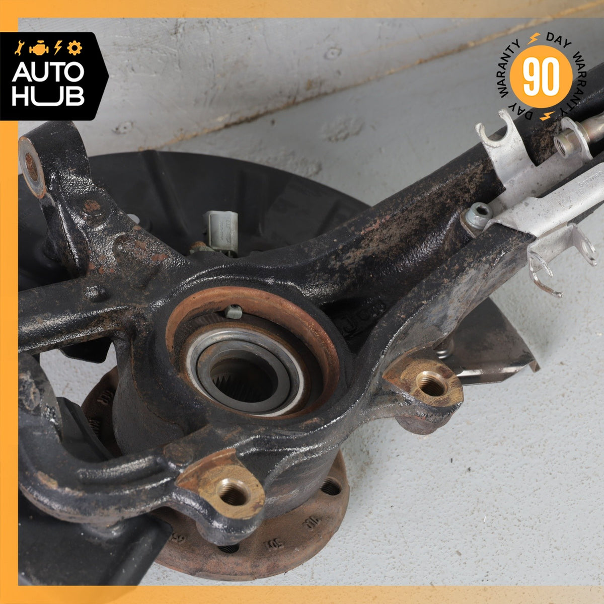 03-10 Porsche Cayenne 955 Front Left Knuckle Spindle Hub 7L0407257A OEM 87k - photo 14