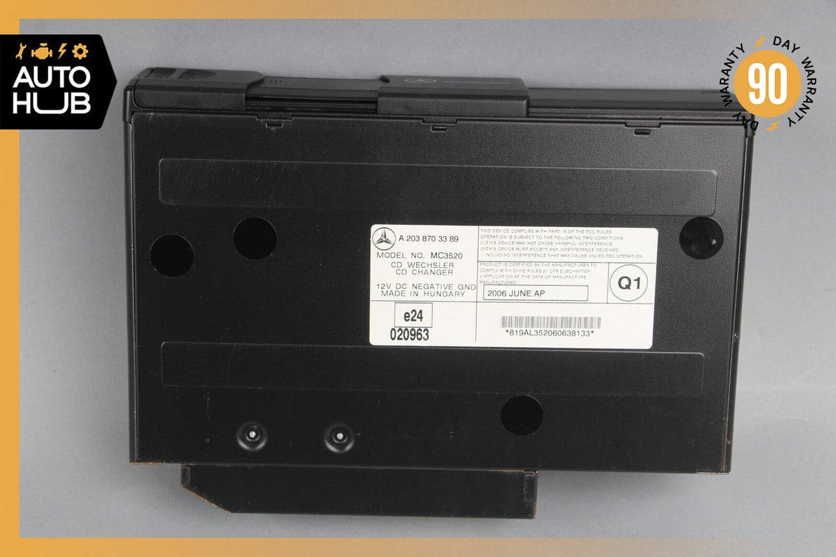 05-09 Mercedes R230 SL600 CLK350 CLK550 C240 C320 CD Changer 6 Disk Player OEM - photo 9