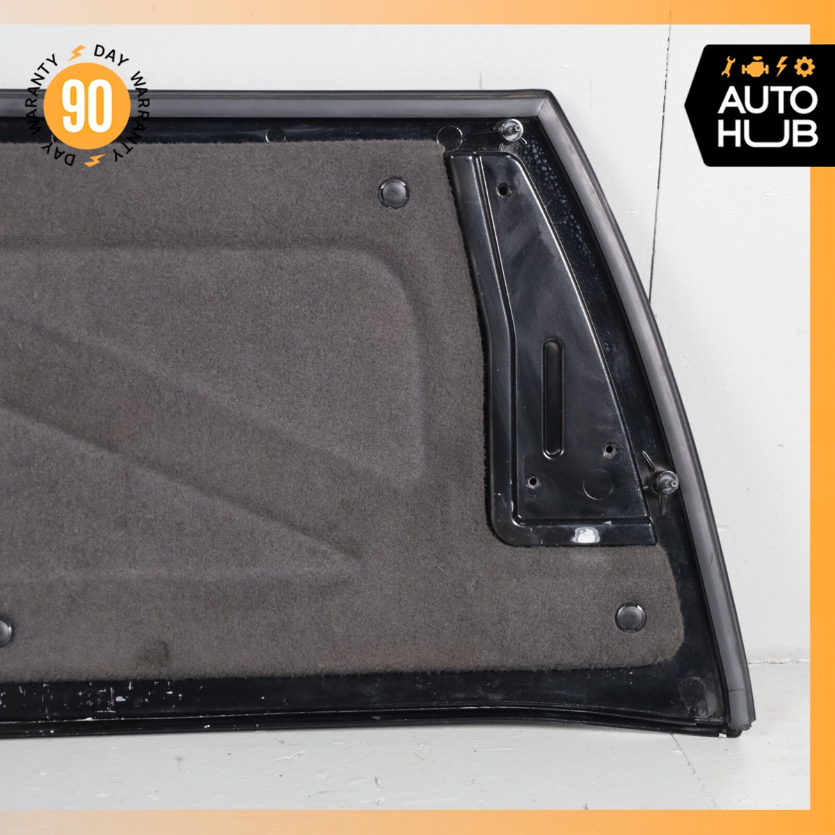 04-09 Cadillac XLR Convertible Rear Folding Top Compartment Panel Black OEM - photo 12
