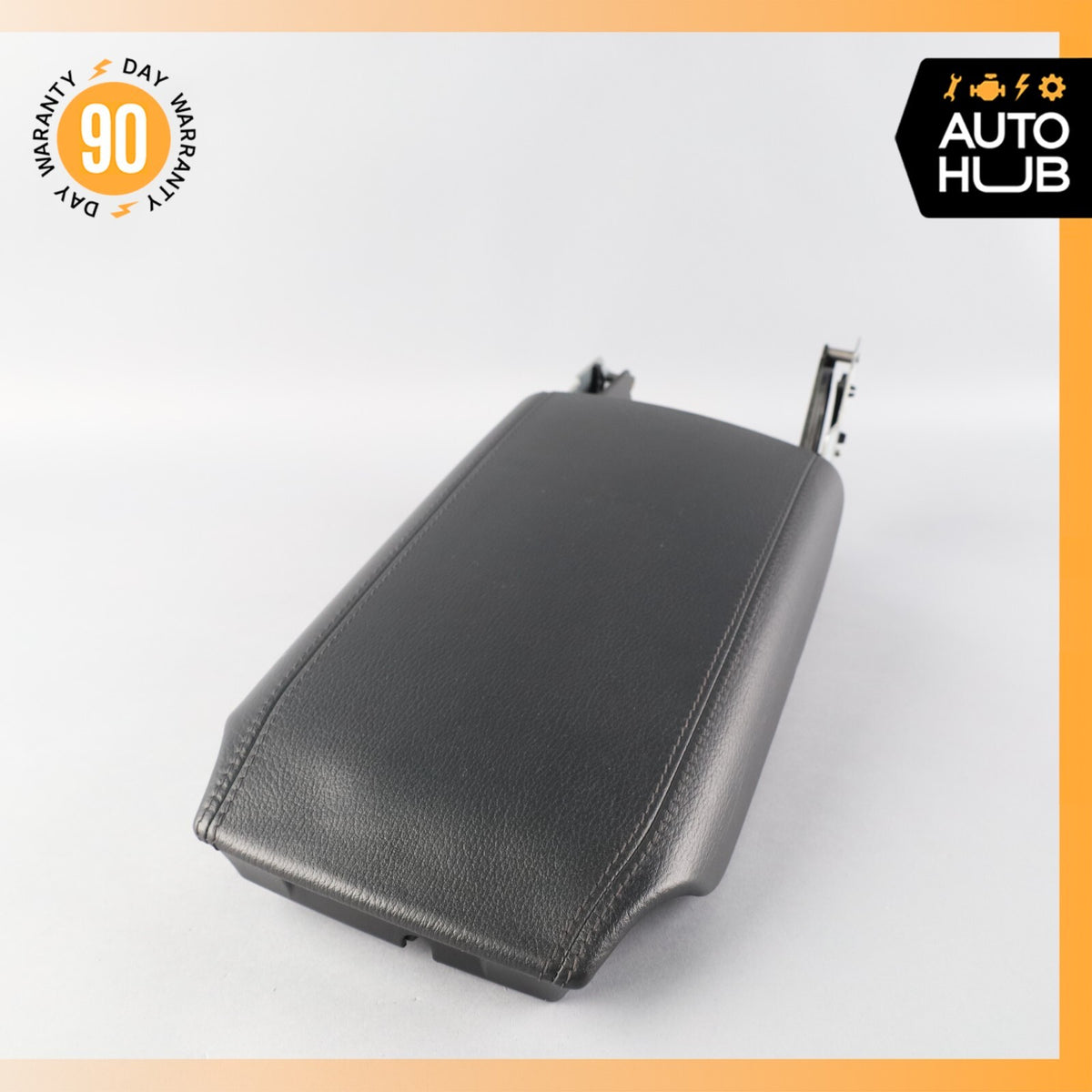 00-06 Mercedes W215 CL55 AMG CL500 Center Console Armrest Lid Leather Black OEM - photo 1