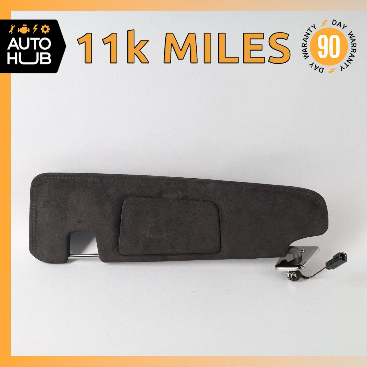 20-22 KARMA Revero GT GTS Left Side Sunvisor Sun Visor Suede Black OEM 11k - photo 1