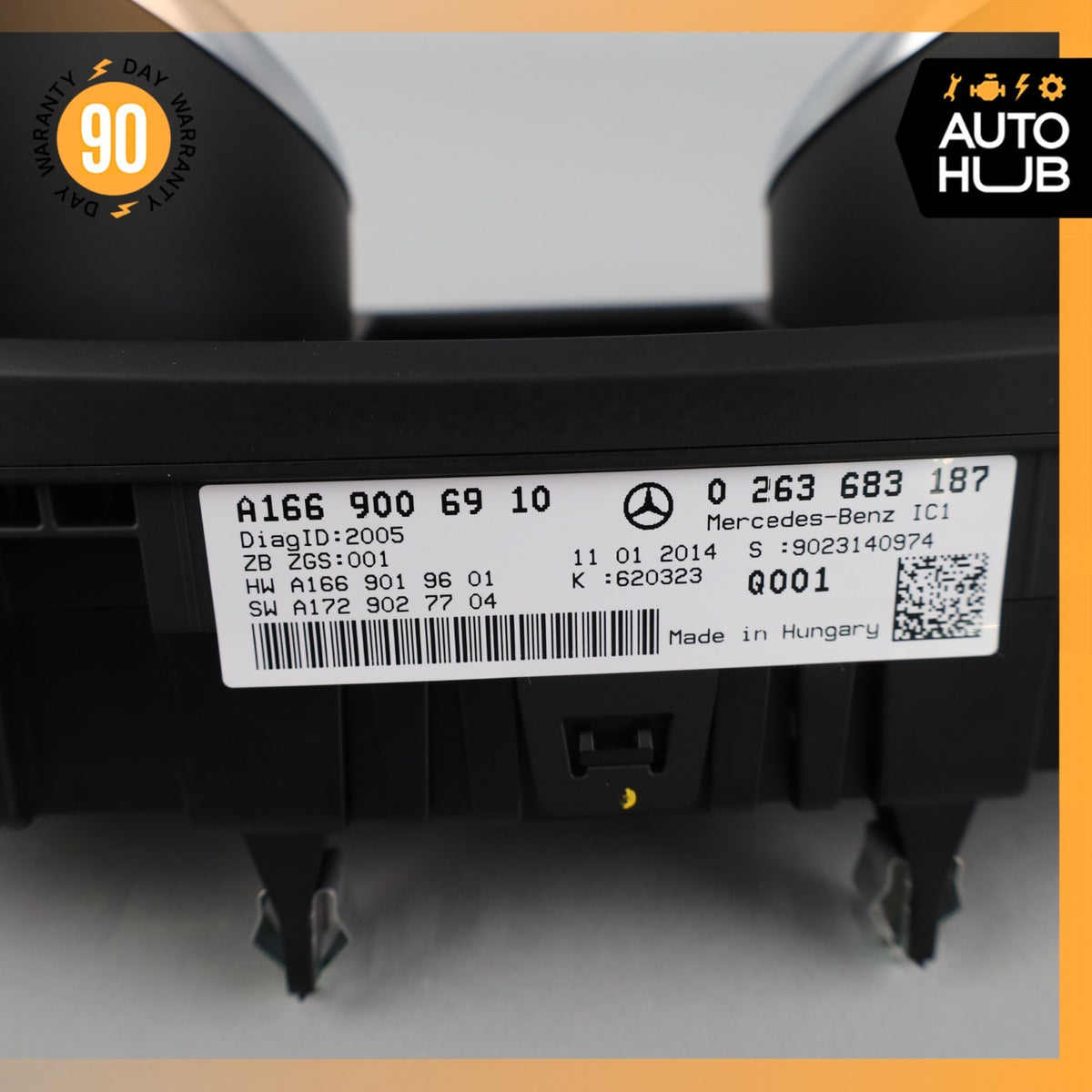 14-16 Mercedes X166 GL550 ML550 ML350 Instrument Speedometer Cluster OEM 101k - photo 11