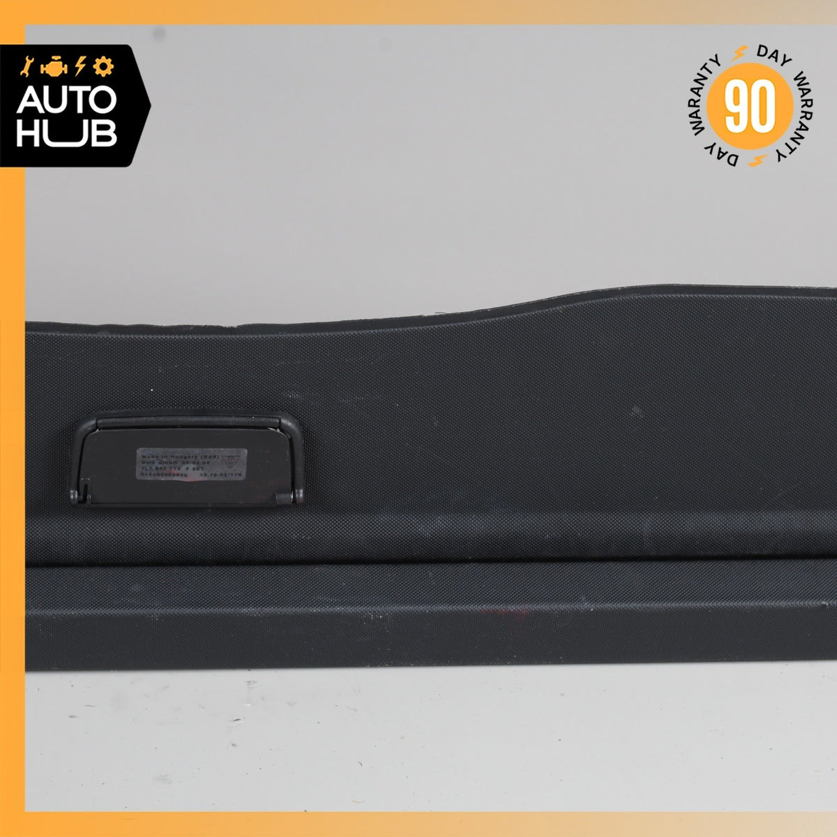 03-10 Porsche Cayenne 955 Turbo Rear Trunk Cargo Shade Cover Black OEM - photo 10
