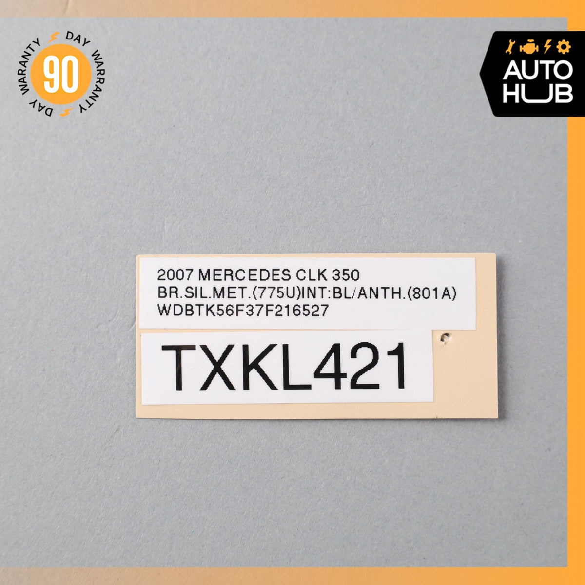 03-09 Mercedes W209 CLK550 CLK350 Convertible Right Side Sun Visor Sunvisor OEM - photo 9