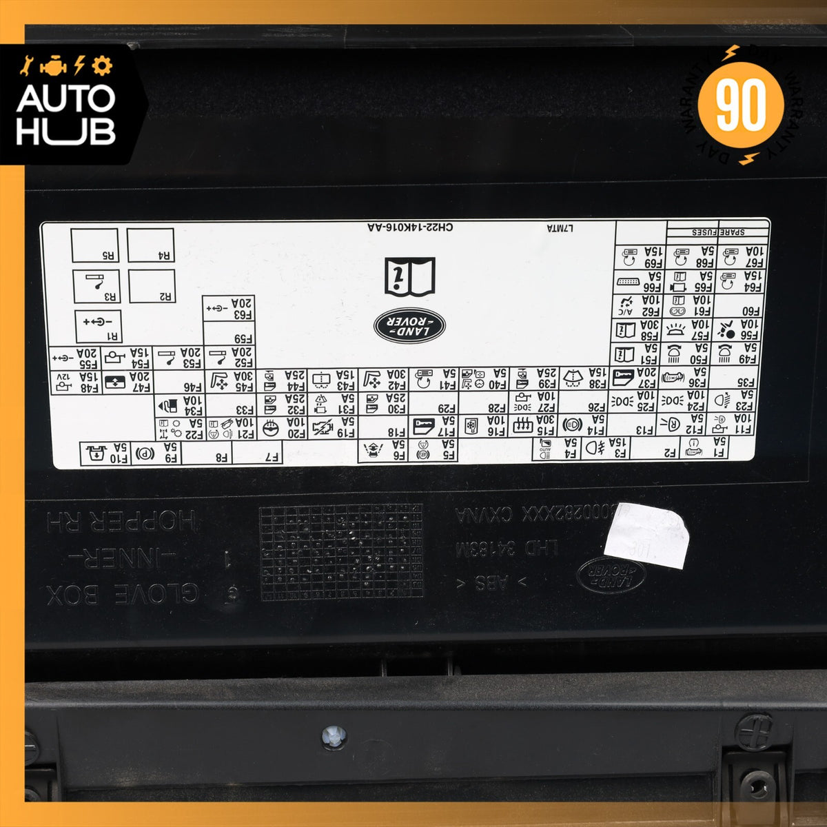 10-16 Land Rover LR4 HSE Dashboard Glove Box Compartment Beige OEM - photo 15