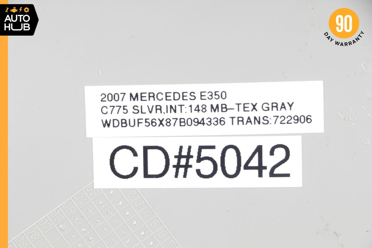 06-09 Mercedes W211 E350 E500 Right Side Dashboard Trim Cover Panel Gray OEM - photo 7