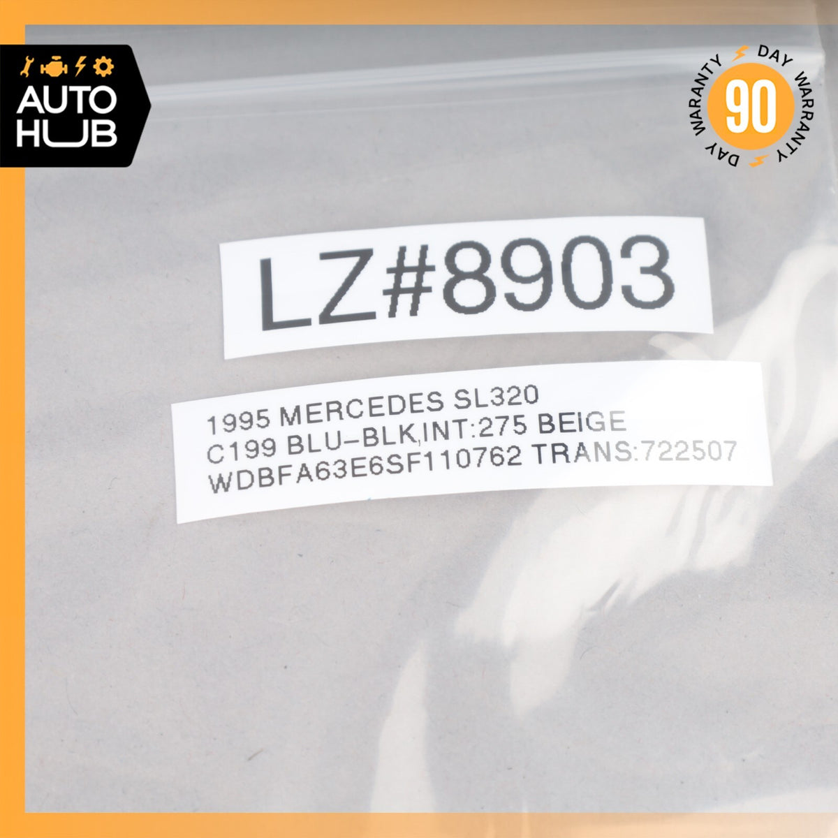 90-02 Mercedes R129 SL320 SL500 300SL Front Left ABS Wheel Speed Sensor OEM - photo 12