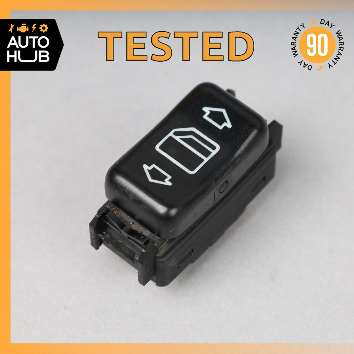 85-91 Mercedes W126 420SEL 300TE Left Window Regulator Control Switch Button OEM - photo 1